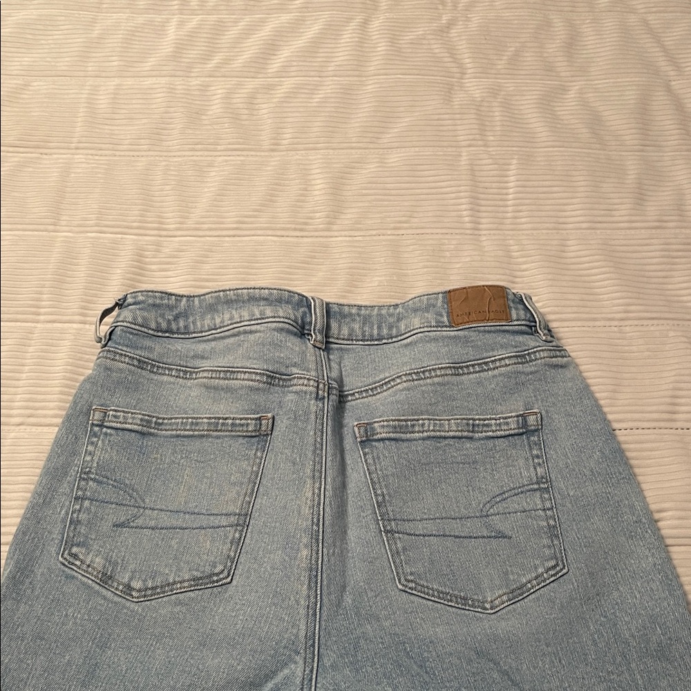 American Eagle High Rise Mom Jean Size 10 Extra Long Tall - Picture 2 of 4